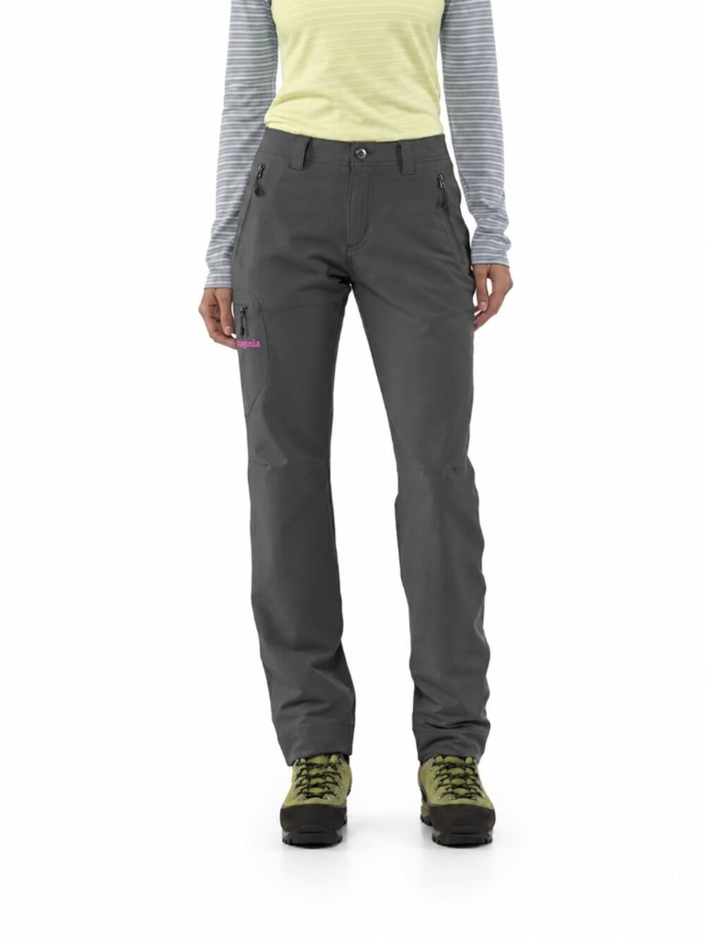 PATAGONIA Simple Guide Softshell Hiking Pants Grey Women's Size 2
